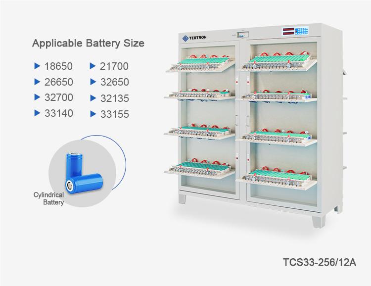 esposizione del prodotto della macchina per test di batterie cilindriche - 256 canali 10A 12A - 1