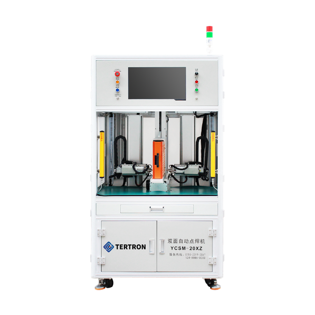 Saldatrice a punti automatica a batteria fronte-retro a 8 assi (TC-YCSM-20XZA)