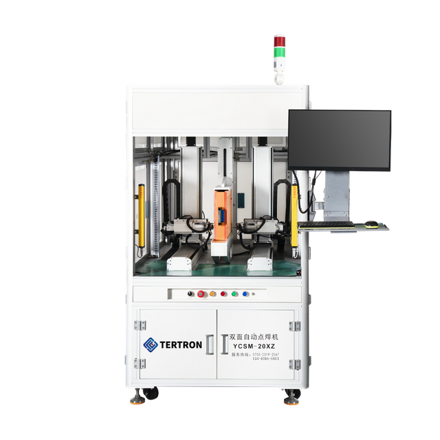 Saldatrice a punti automatica a batteria fronte-retro a 9 assi (TC-YCSM-20ZXC)