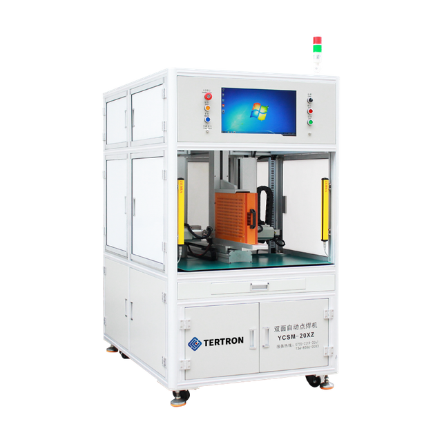 Saldatrice a punti automatica a batteria fronte-retro a 8 assi (TC-YCSM-20XZA)