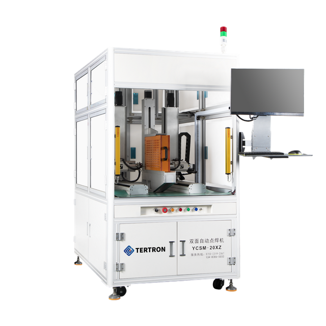 Saldatrice a punti automatica a batteria fronte-retro a 9 assi (TC-YCSM-20ZXC)
